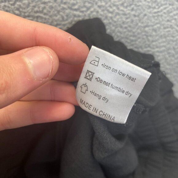 Women’s Modern Fit Pull On Black Casual Pants Size Large Pockets,Elastic Waist - Picture 8 of 10